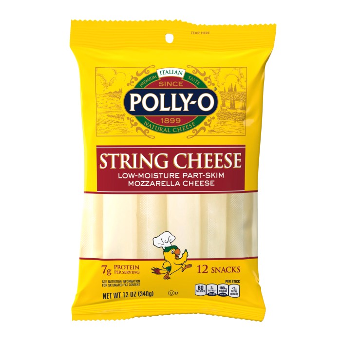 Polly o string cheese nutrition