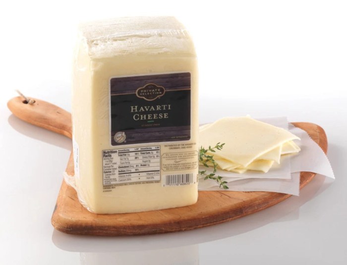 Havarti cheese plain