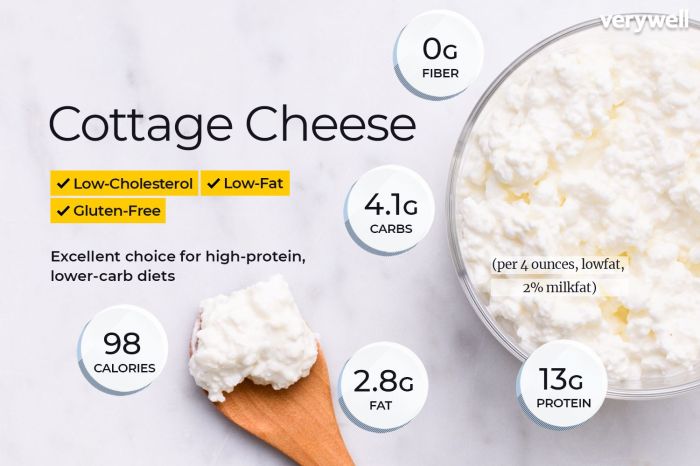 Cottage cheese nutrition information