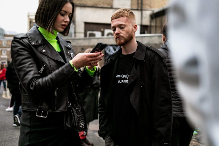 Area in london where mens fashion week