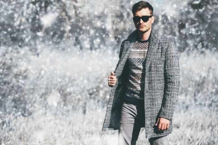 Mens winter european fashion