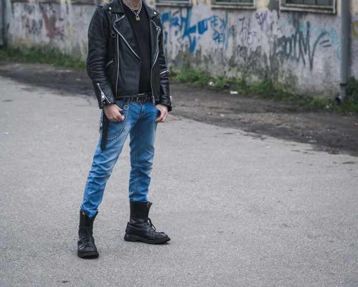 Punk fashion men