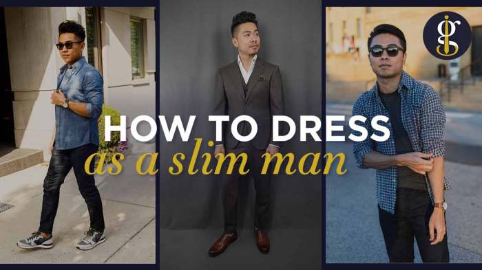 Skinny men fashion design