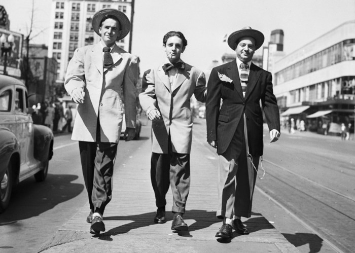 Men's fashion in the 1940s